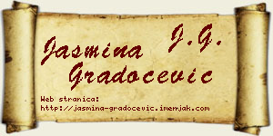 Jasmina Gradoćević vizit kartica